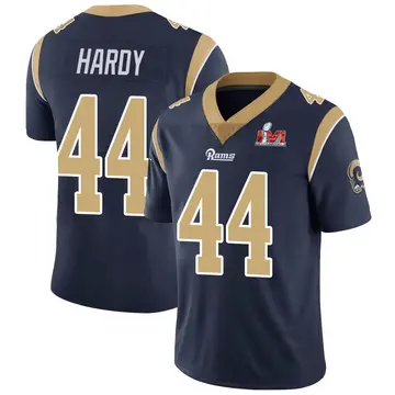 Youth Nike Los Angeles Rams Daniel Hardy Navy Team Color Vapor Untouchable Super Bowl LVI Bound Jersey - Limited