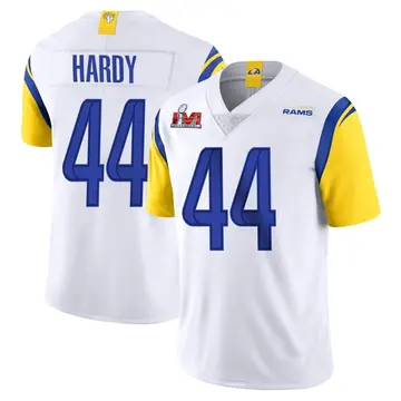 Youth Nike Los Angeles Rams Daniel Hardy White Vapor Untouchable Super Bowl LVI Bound Jersey - Limited
