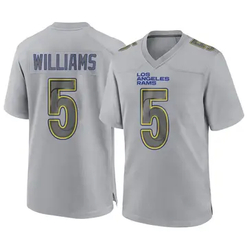 Youth Nike Los Angeles Rams Darius Williams Gray Atmosphere Fashion Jersey - Game