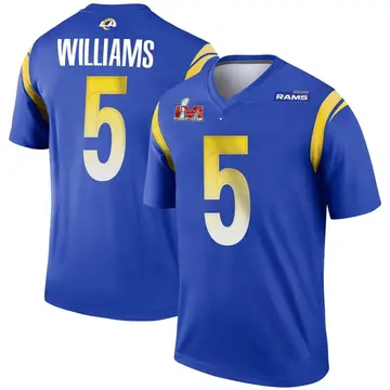 Youth Nike Los Angeles Rams Darius Williams Royal Super Bowl LVI Bound Jersey - Legend