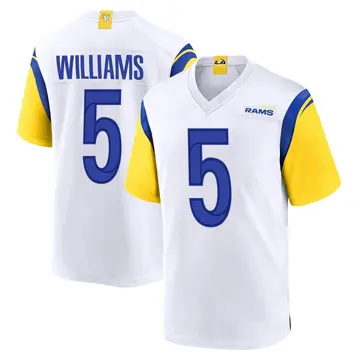 Youth Nike Los Angeles Rams Darius Williams White Jersey - Game
