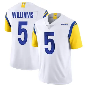 Youth Nike Los Angeles Rams Darius Williams White Vapor Untouchable Jersey - Limited