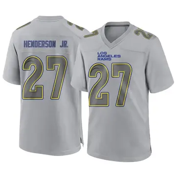 Youth Nike Los Angeles Rams Darrell Henderson Jr. Gray Atmosphere Fashion Jersey - Game