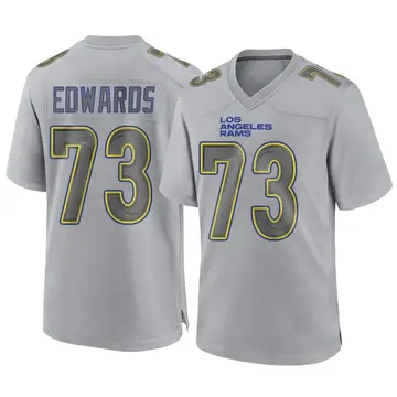 Youth Nike Los Angeles Rams David Edwards Gray Atmosphere Fashion Jersey - Game