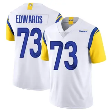 Youth Nike Los Angeles Rams David Edwards White Vapor Untouchable Jersey - Limited