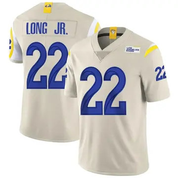 Youth Nike Los Angeles Rams David Long Jr. Bone Vapor Jersey - Limited