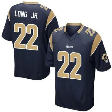 Youth Nike Los Angeles Rams David Long Jr. Navy Team Color Jersey - Game