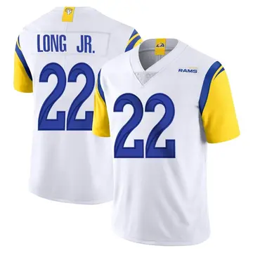 Youth Nike Los Angeles Rams David Long Jr. White Vapor Untouchable Jersey - Limited