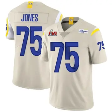 Youth Nike Los Angeles Rams Deacon Jones Bone Vapor Super Bowl LVI Bound Jersey - Limited