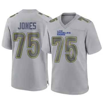 Youth Nike Los Angeles Rams Deacon Jones Gray Atmosphere Fashion Jersey - Game