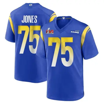 Youth Nike Los Angeles Rams Deacon Jones Royal Alternate Super Bowl LVI Bound Jersey - Game