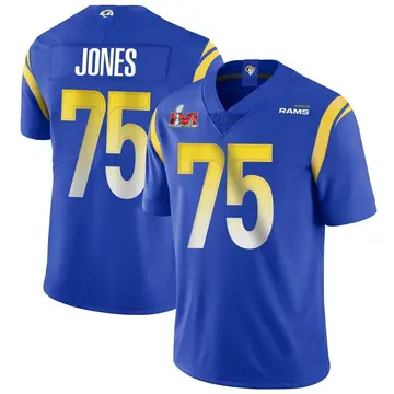 Youth Nike Los Angeles Rams Deacon Jones Royal Alternate Vapor Untouchable Super Bowl LVI Bound Jersey - Limited