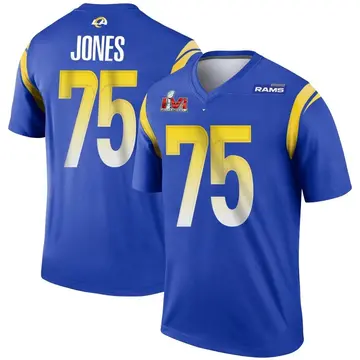 Youth Nike Los Angeles Rams Deacon Jones Royal Super Bowl LVI Bound Jersey - Legend
