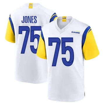 Youth Nike Los Angeles Rams Deacon Jones White Jersey - Game
