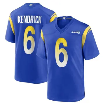 Youth Nike Los Angeles Rams Derion Kendrick Royal Alternate Jersey - Game