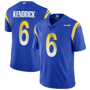Youth Nike Los Angeles Rams Derion Kendrick Royal Alternate Vapor Untouchable Jersey - Limited