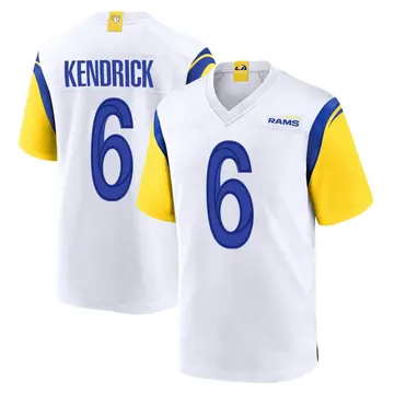 Youth Nike Los Angeles Rams Derion Kendrick White Jersey - Game