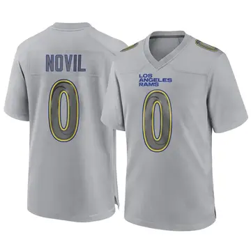 Youth Nike Los Angeles Rams Dion Novil Gray Atmosphere Fashion Jersey - Game