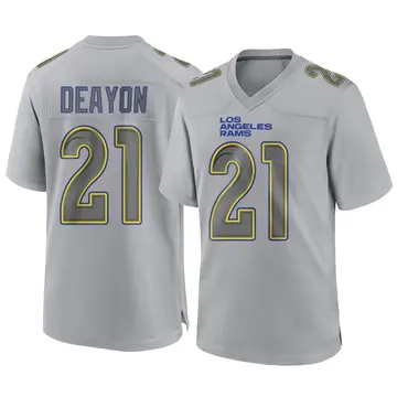 Youth Nike Los Angeles Rams Dont'e Deayon Gray Atmosphere Fashion Jersey - Game