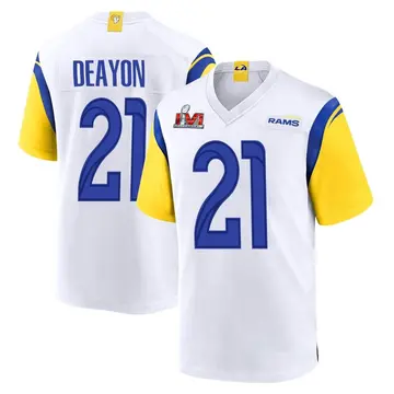 Youth Nike Los Angeles Rams Dont'e Deayon White Super Bowl LVI Bound Jersey - Game