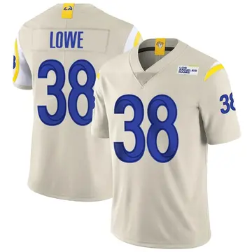 Youth Nike Los Angeles Rams Duron Lowe Bone Vapor Jersey - Limited