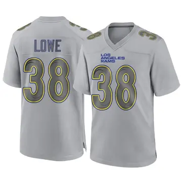 Youth Nike Los Angeles Rams Duron Lowe Gray Atmosphere Fashion Jersey - Game
