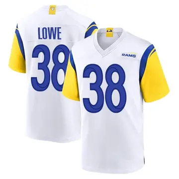 Youth Nike Los Angeles Rams Duron Lowe White Jersey - Game