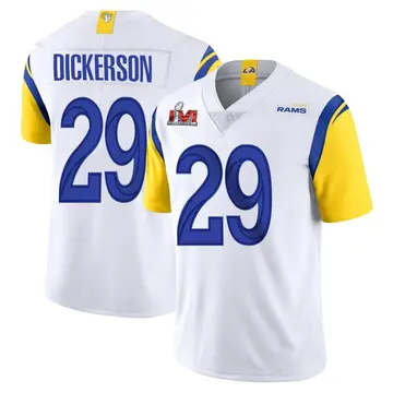 Youth Nike Los Angeles Rams Eric Dickerson White Vapor Untouchable Super Bowl LVI Bound Jersey - Limited