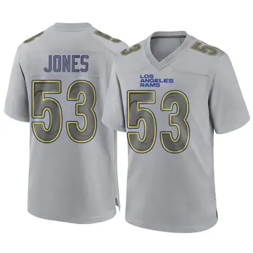 Youth Nike Los Angeles Rams Ernest Jones Gray Atmosphere Fashion Jersey - Game