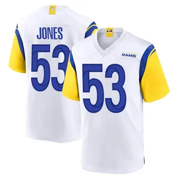 Youth Nike Los Angeles Rams Ernest Jones White Jersey - Game