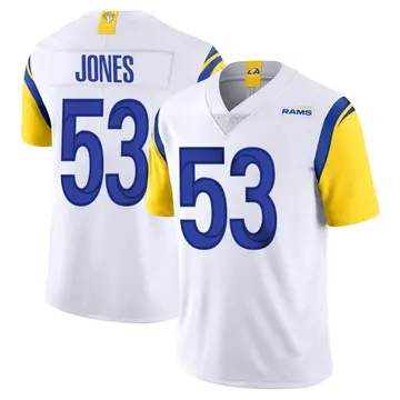 Youth Nike Los Angeles Rams Ernest Jones White Vapor Untouchable Jersey - Limited