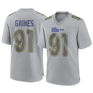 Youth Nike Los Angeles Rams Greg Gaines Gray Atmosphere Fashion Jersey - Game