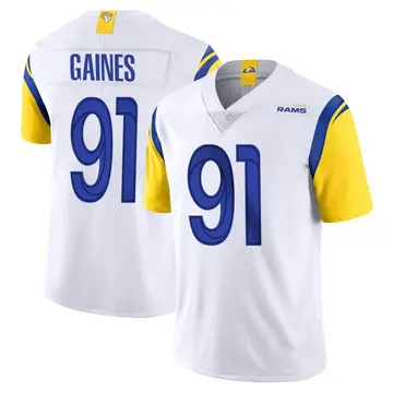 Youth Nike Los Angeles Rams Greg Gaines White Vapor Untouchable Jersey - Limited