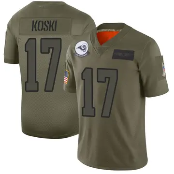 Youth Nike Los Angeles Rams J.J. Koski Camo 2019 Salute to Service Jersey - Limited