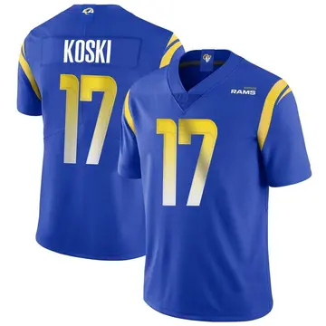 Youth Nike Los Angeles Rams J.J. Koski Royal Alternate Vapor Untouchable Jersey - Limited
