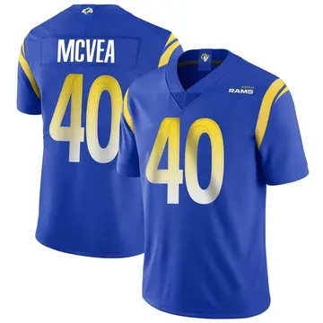 Youth Nike Los Angeles Rams Jairon McVea Royal Alternate Vapor Untouchable Jersey - Limited