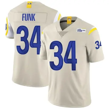 Youth Nike Los Angeles Rams Jake Funk Bone Vapor Jersey - Limited