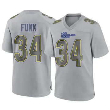 Youth Nike Los Angeles Rams Jake Funk Gray Atmosphere Fashion Jersey - Game