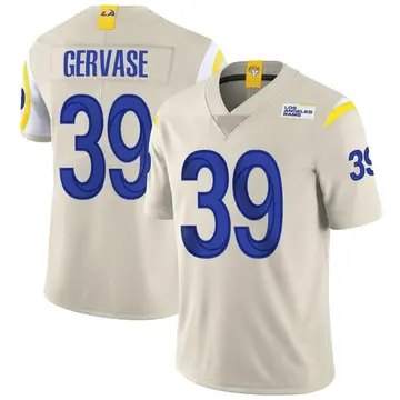 Youth Nike Los Angeles Rams Jake Gervase Bone Vapor Jersey - Limited