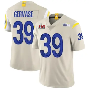 Youth Nike Los Angeles Rams Jake Gervase Bone Vapor Super Bowl LVI Bound Jersey - Limited