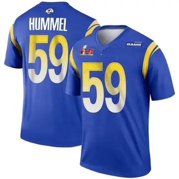 Youth Nike Los Angeles Rams Jake Hummel Royal Super Bowl LVI Bound Jersey - Legend