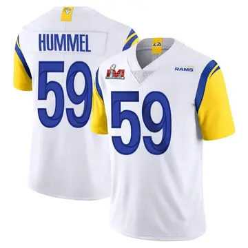 Youth Nike Los Angeles Rams Jake Hummel White Vapor Untouchable Super Bowl LVI Bound Jersey - Limited