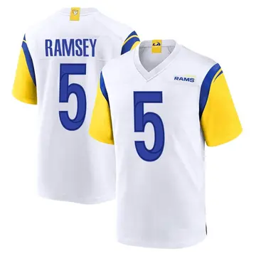 Youth Nike Los Angeles Rams Jalen Ramsey White Jalen ey Jersey - Game