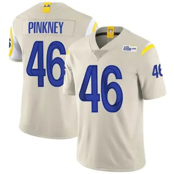 Youth Nike Los Angeles Rams Jared Pinkney Bone Vapor Jersey - Limited