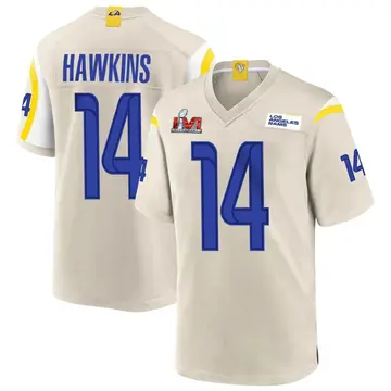 Youth Nike Los Angeles Rams Javian Hawkins Bone Super Bowl LVI Bound Jersey - Game
