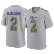 Youth Nike Los Angeles Rams Jaylen McCollough Gray Atmosphere Fashion Jersey - Game