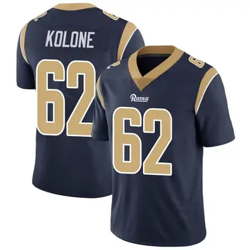 Youth Nike Los Angeles Rams Jeremiah Kolone Navy Team Color Vapor Untouchable Jersey - Limited