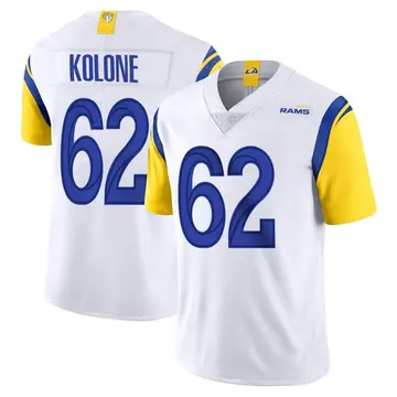 Youth Nike Los Angeles Rams Jeremiah Kolone White Vapor Untouchable Jersey - Limited