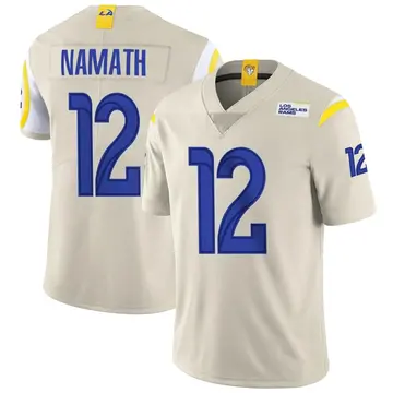 Youth Nike Los Angeles Rams Joe Namath Bone Vapor Jersey - Limited
