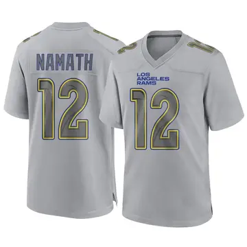 Youth Nike Los Angeles Rams Joe Namath Gray Atmosphere Fashion Jersey - Game